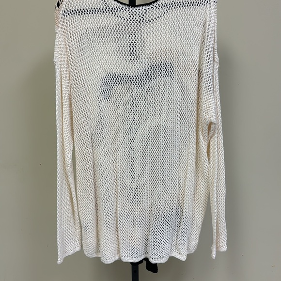 Plus size 6th&Lane open weave sweater - Picture 6 of 8